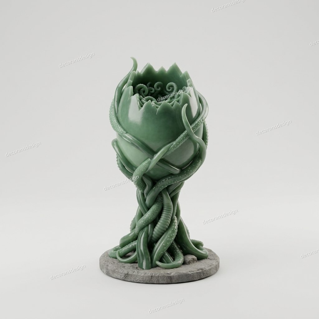 Jade Tendril Curio, design file, studio view
