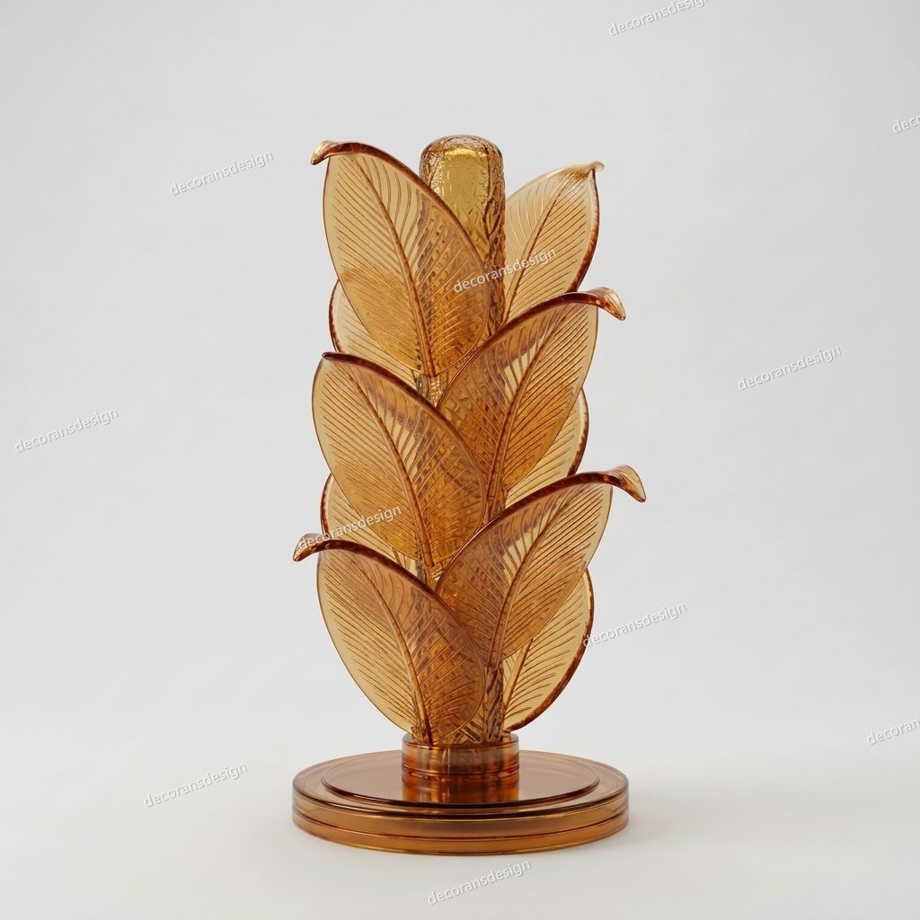 Amber Leaf Floor Lamp, design file, studio view