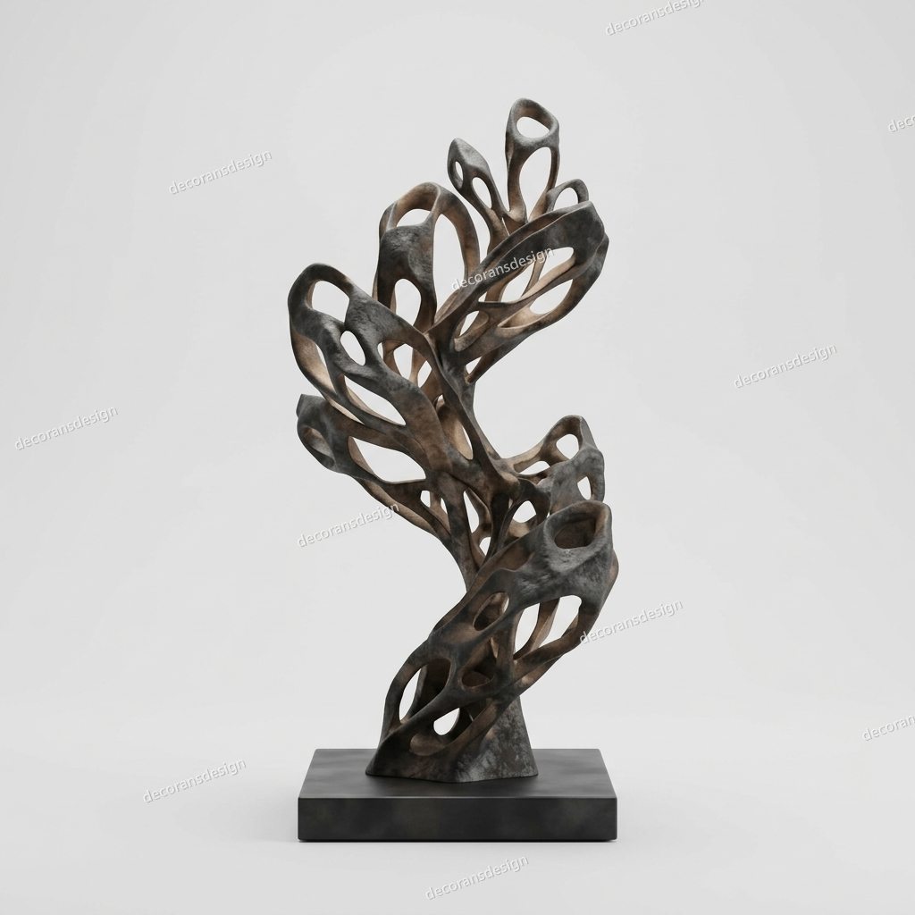 Coral Sculpture Floor Lamp, design file, studio view