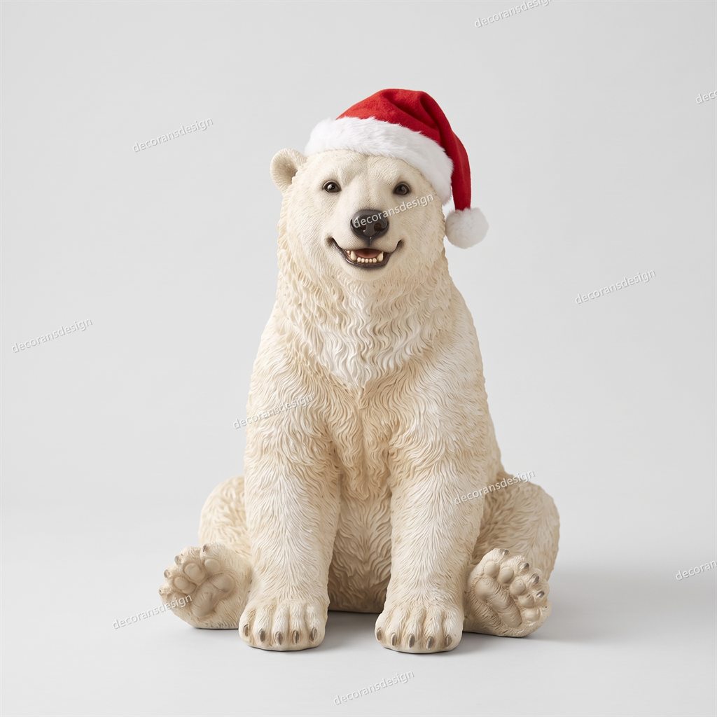 Polar Bear Figurine, design file, studio view