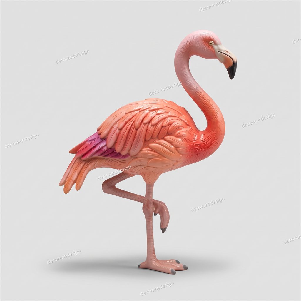 Flamingo Figurine, design file, studio view