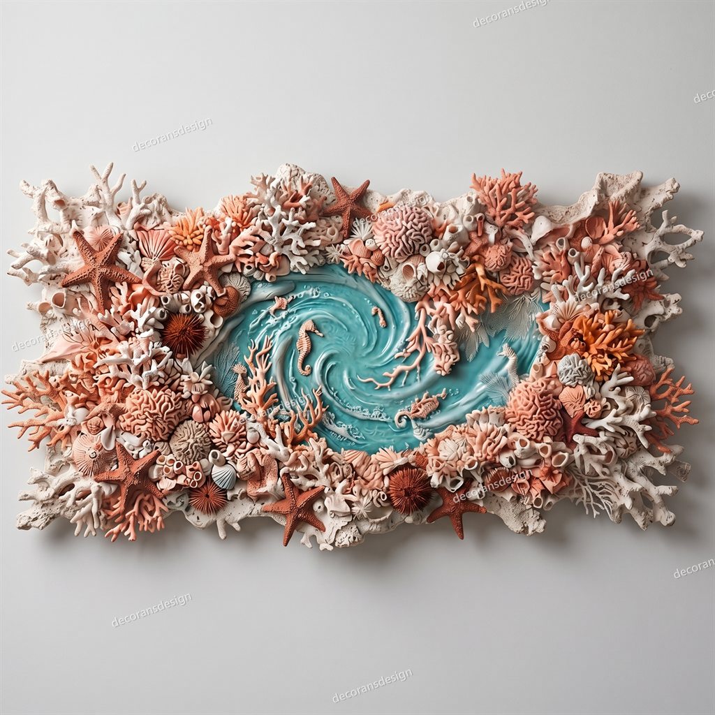 Coral Reef Wave Relief, design file, studio view
