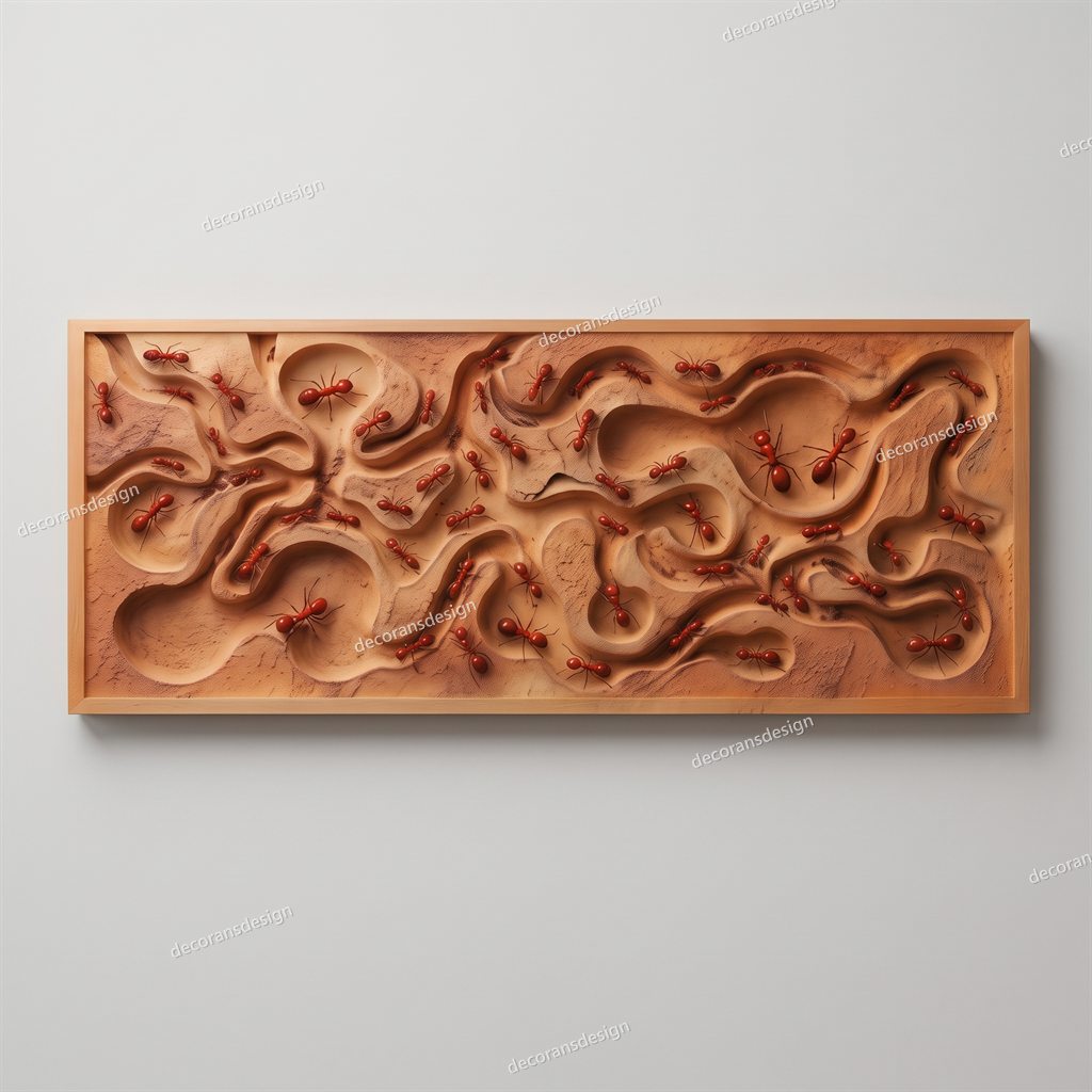 Ant Colony Wall Panel, design file, studio view