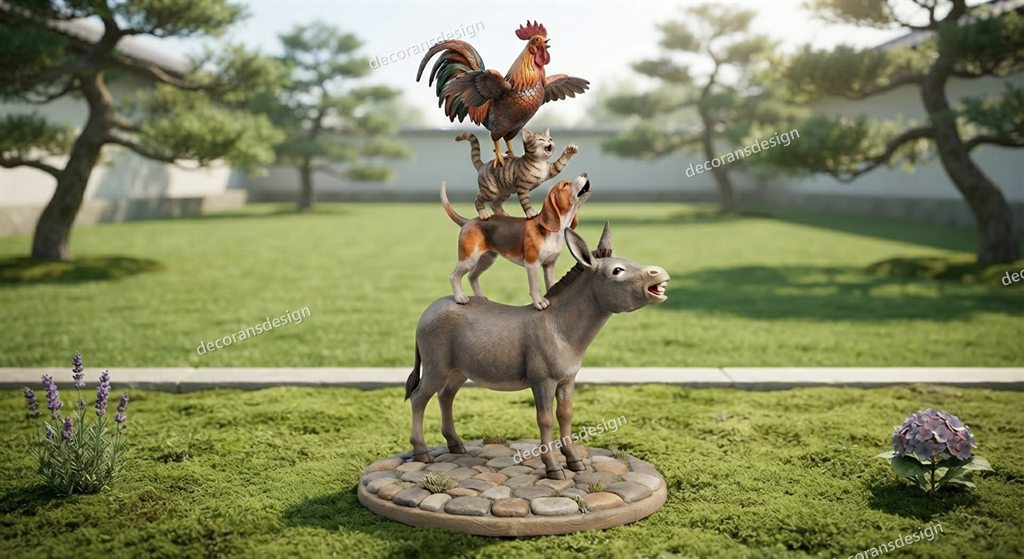 Bremen Town Musicians figurine
