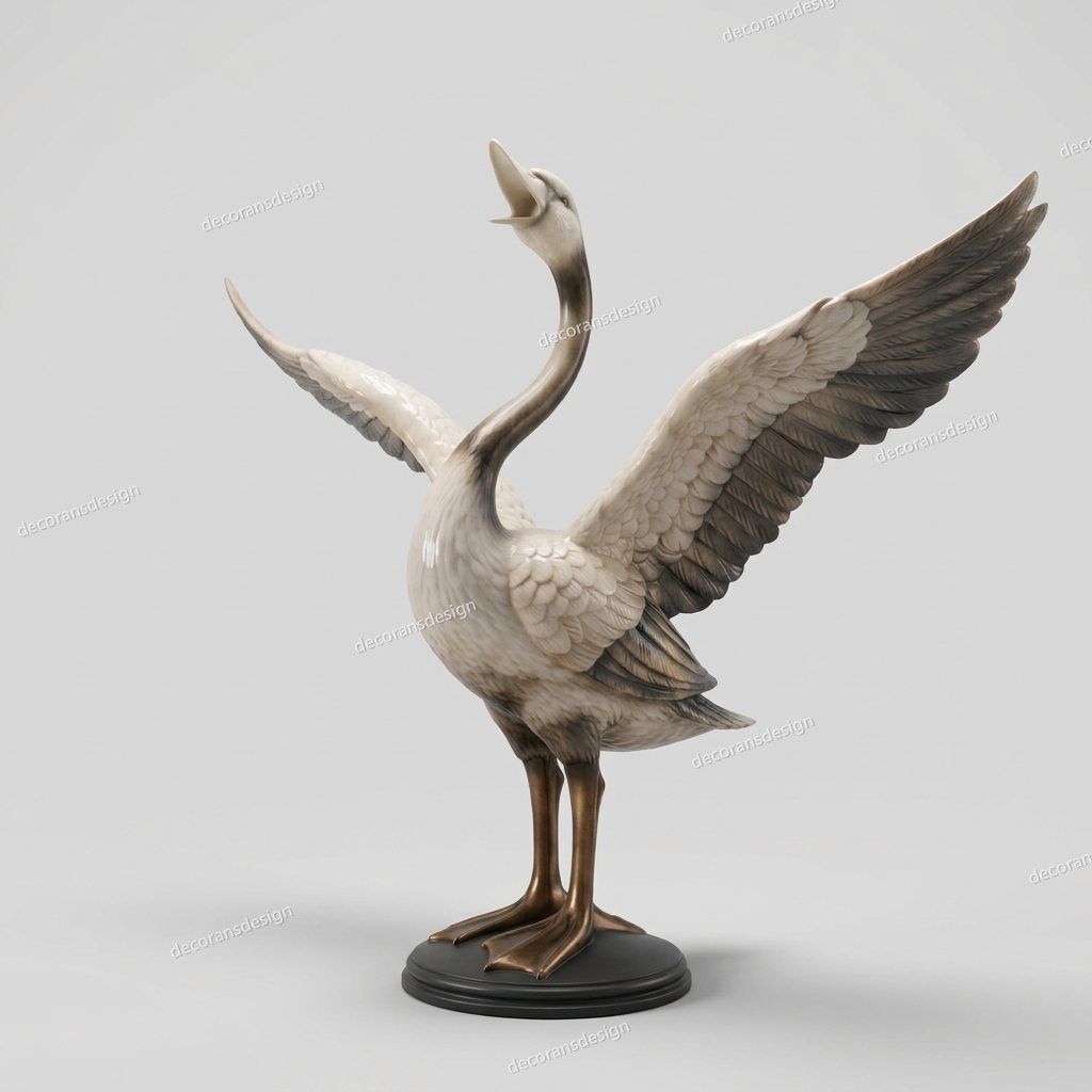 Swan Floor Lamp, design file, studio view
