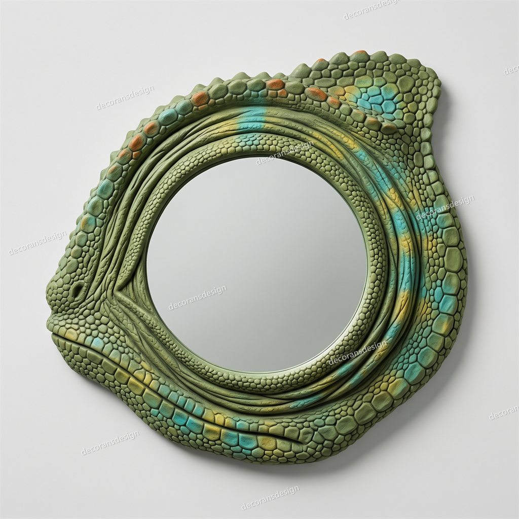 Chameleon Eye Wall Mirror, wall mirror design file, studio view