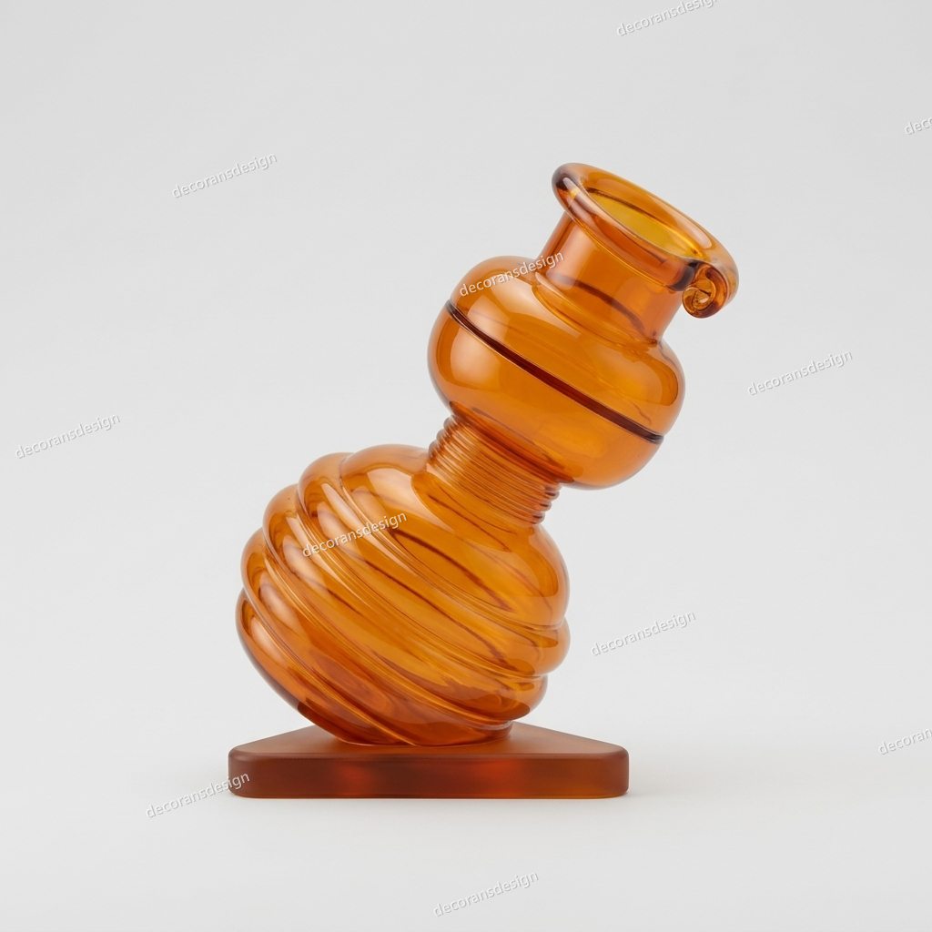 Amber Figure-Eight Vase, design file, studio view